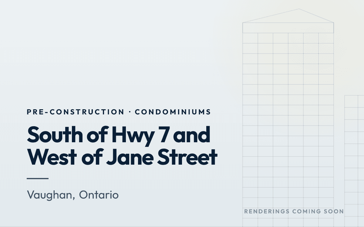 South of Hwy 7 and West of Jane Street rendering