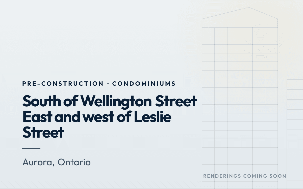 South of Wellington Street East and west of Leslie Street rendering