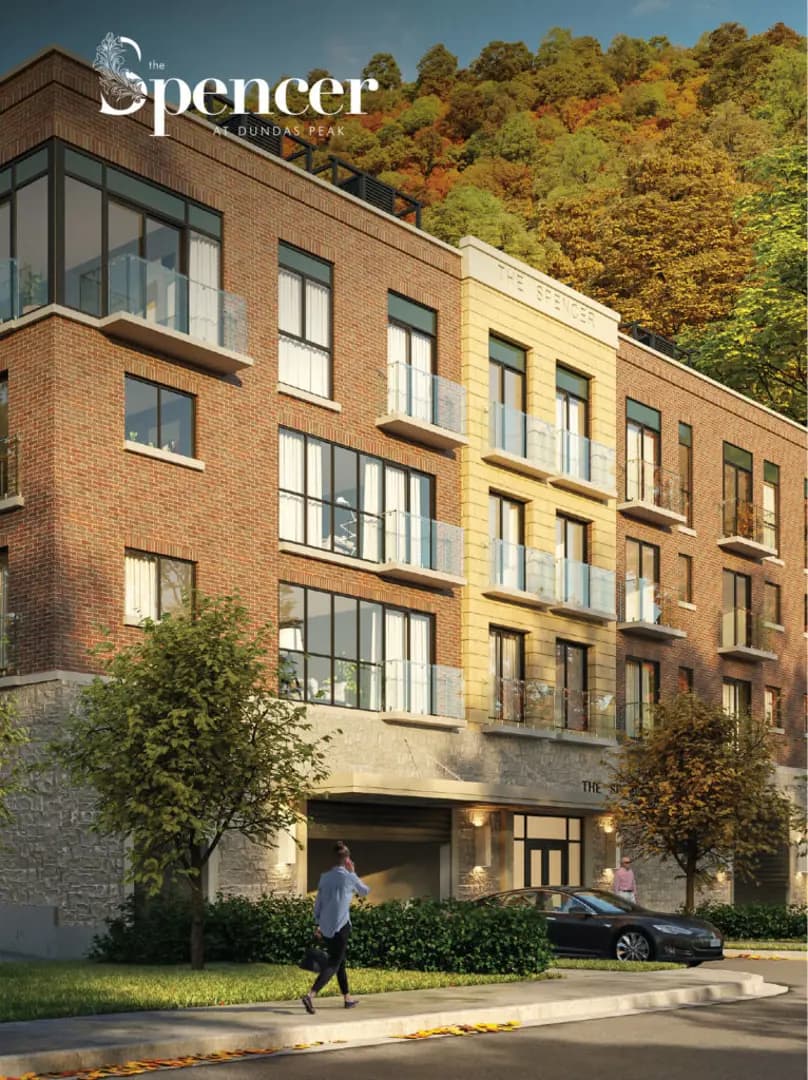The Spencer at Dundas Peak rendering
