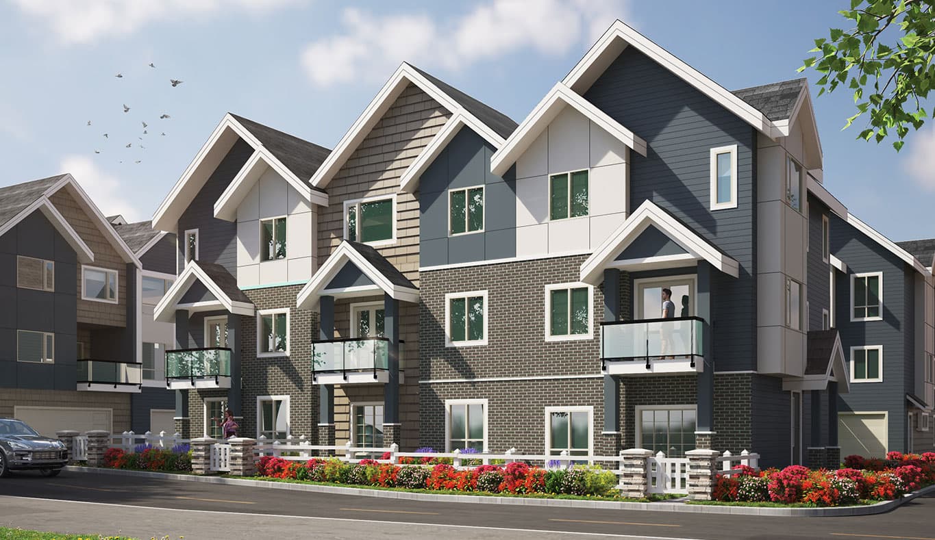 Willow Heights Towns rendering
