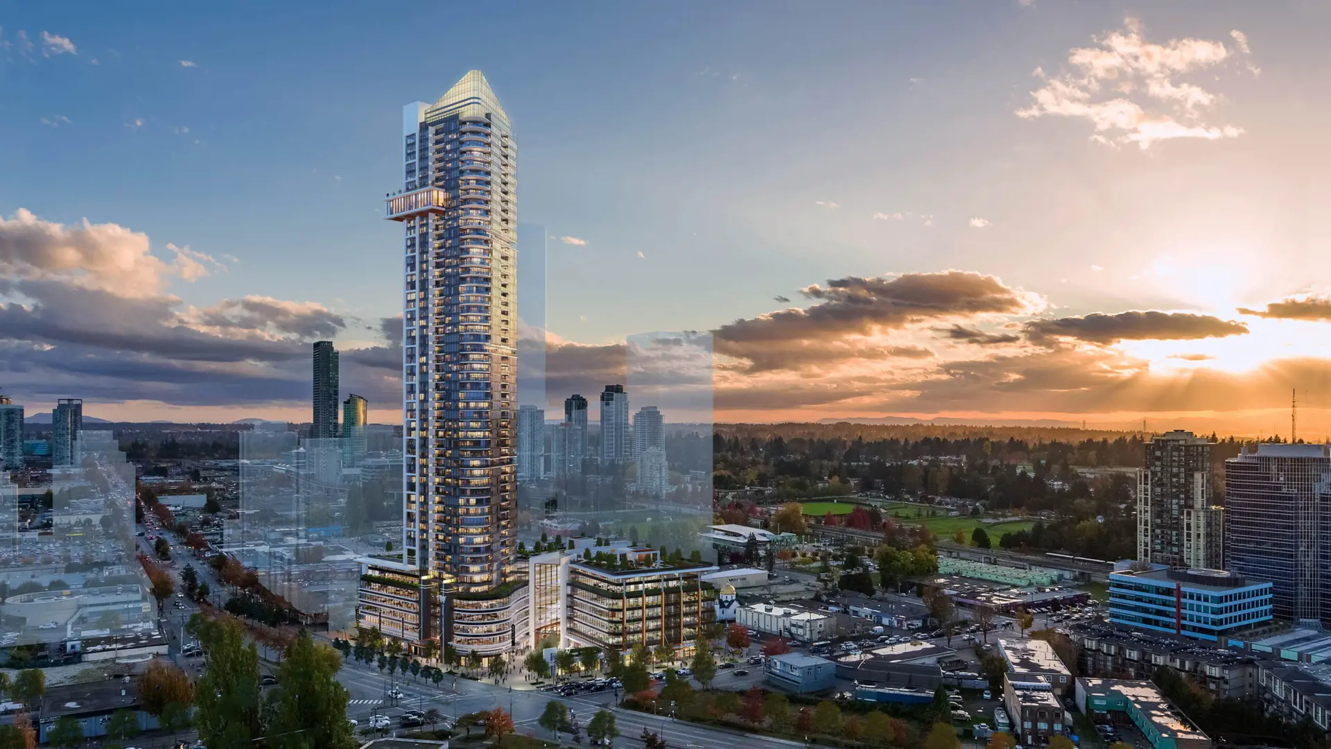 Whalley Station Condos rendering