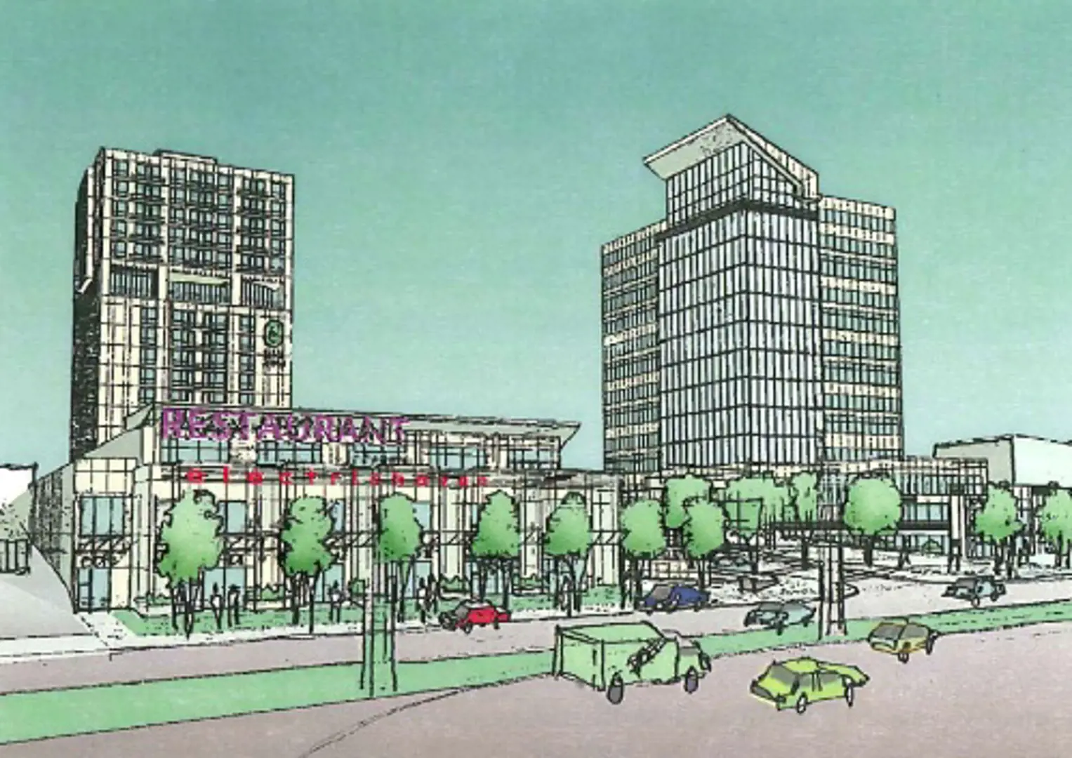 BC Metro Residential Condos rendering