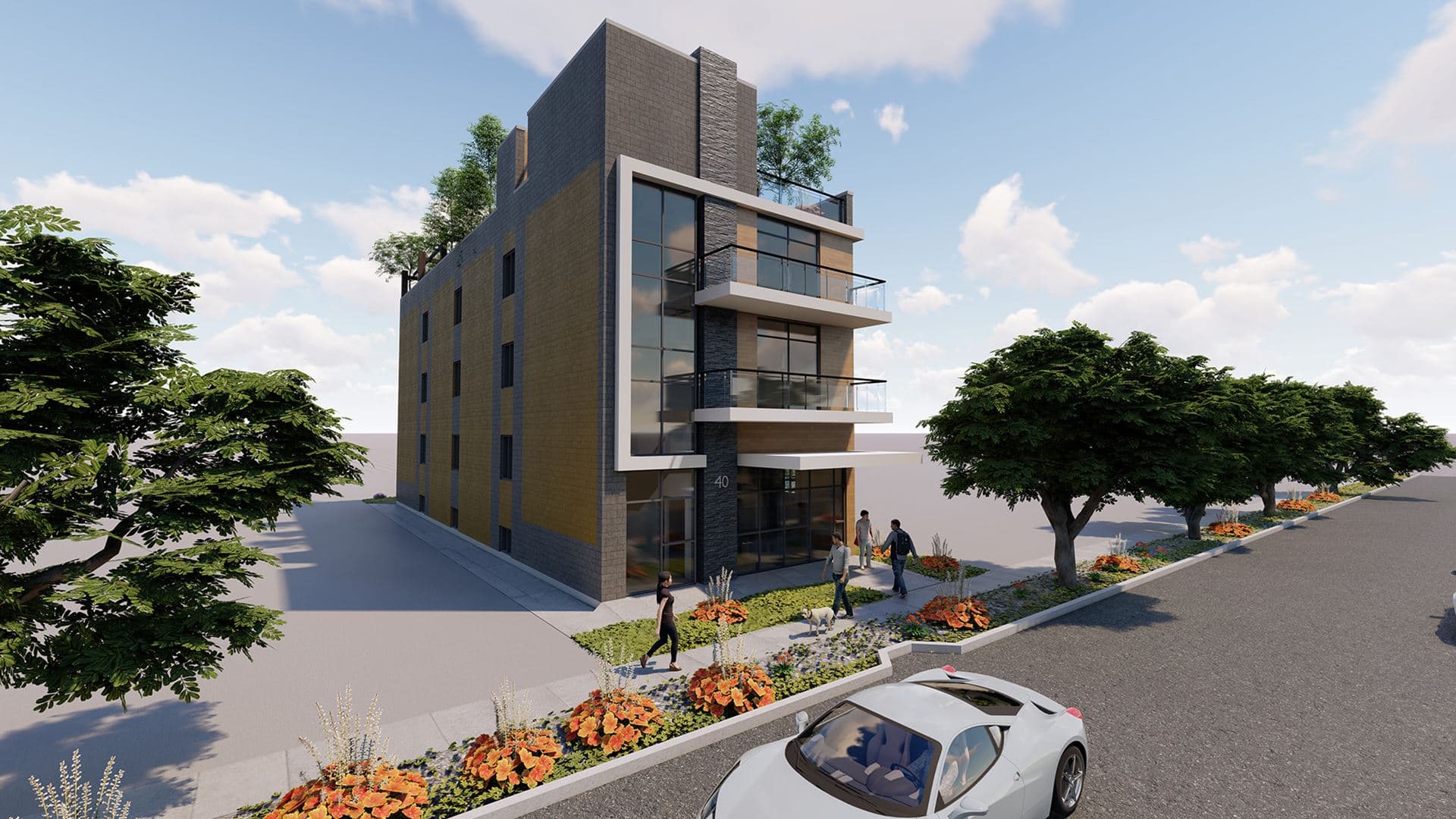 Lux Condominiums rendering