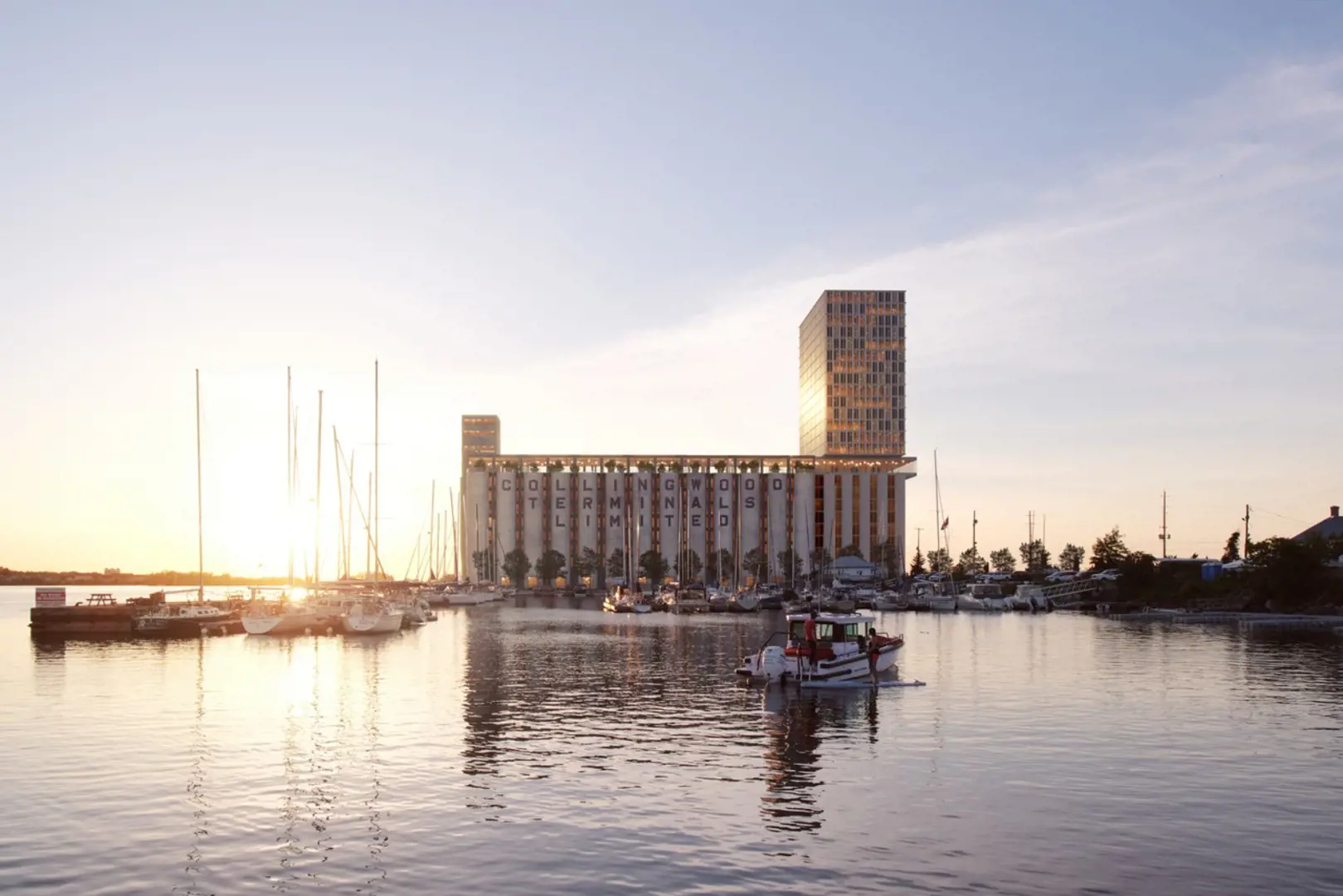 Collingwood Grain Terminals Revitalization rendering
