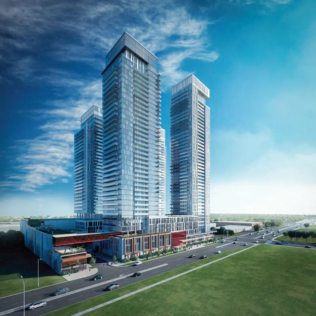 Brimley & Progress Towers Condo rendering