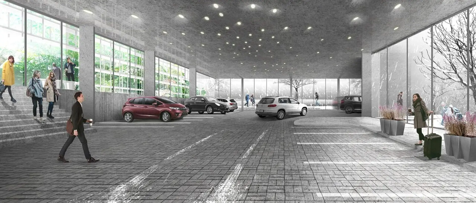 385 The West Mall Condos rendering