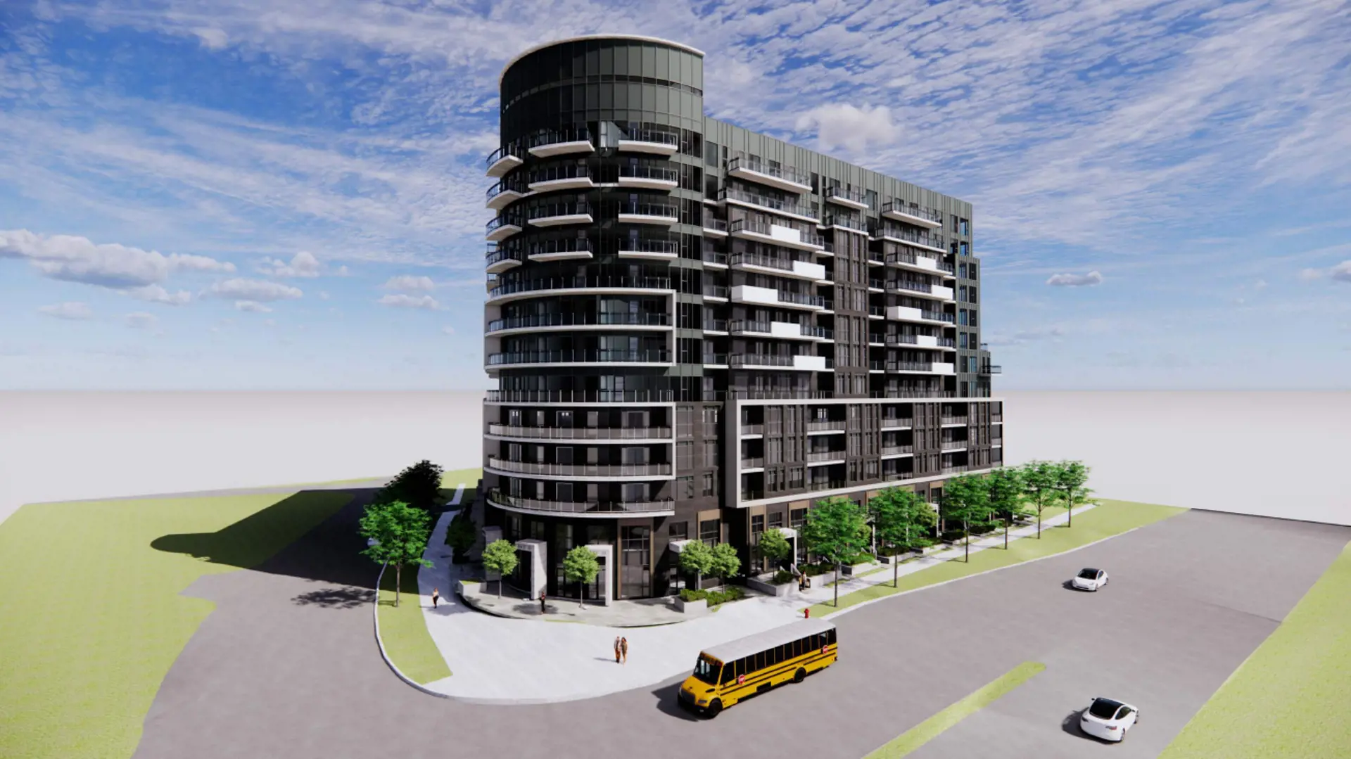 The Bridleton Condos and Towns rendering