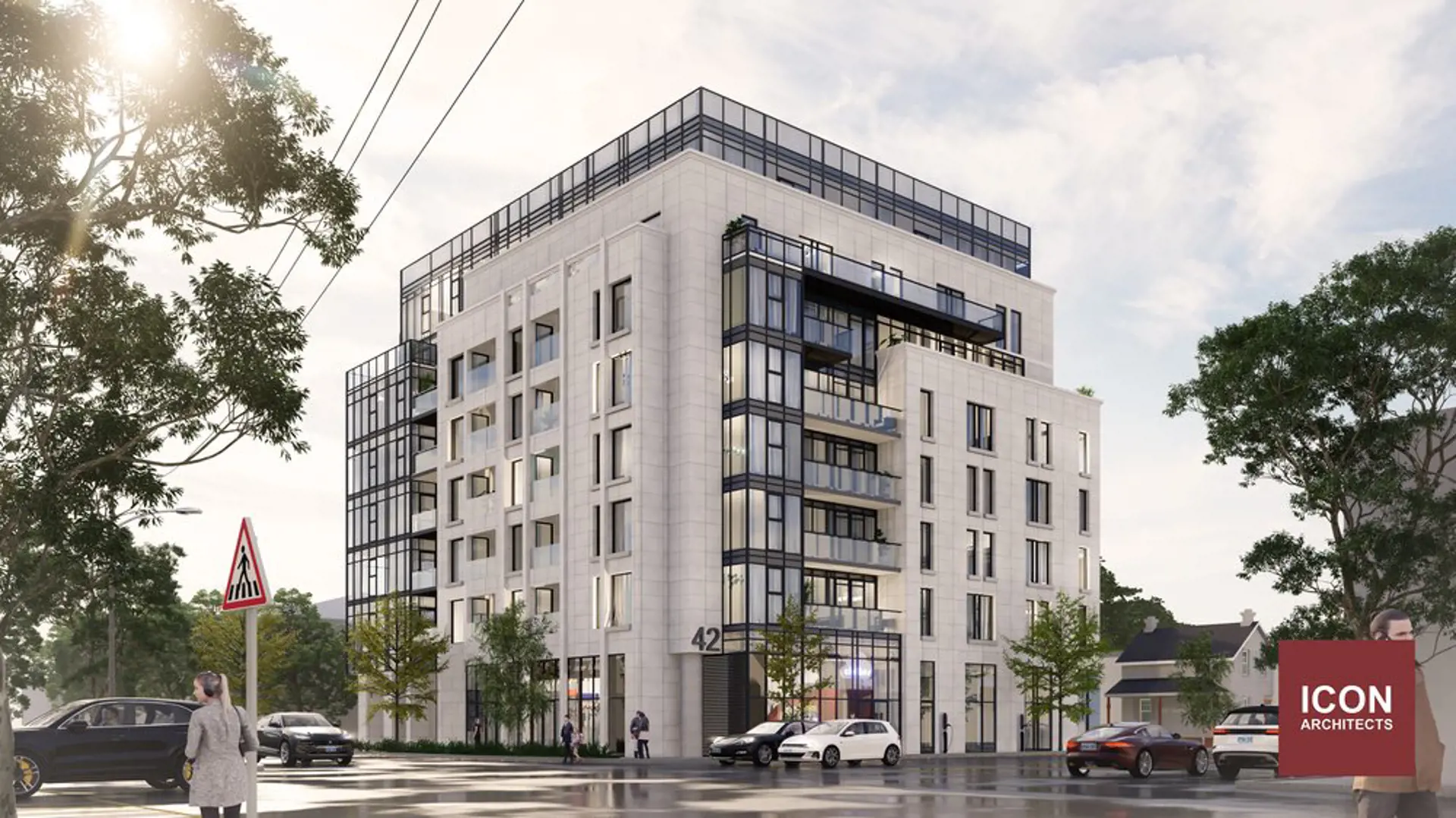 42 Lakeshore Road West Condos rendering