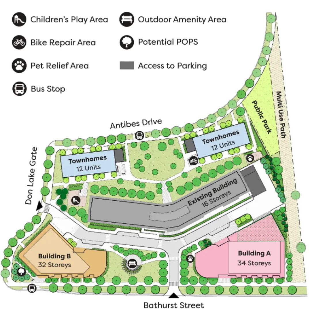 155 Antibes Drive Townhomes rendering