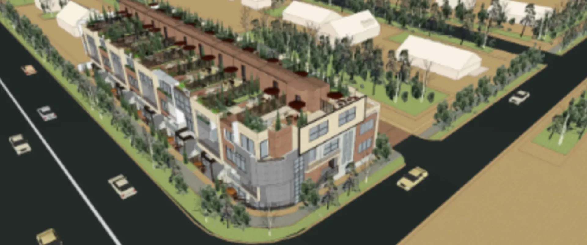 Finch West Towns rendering
