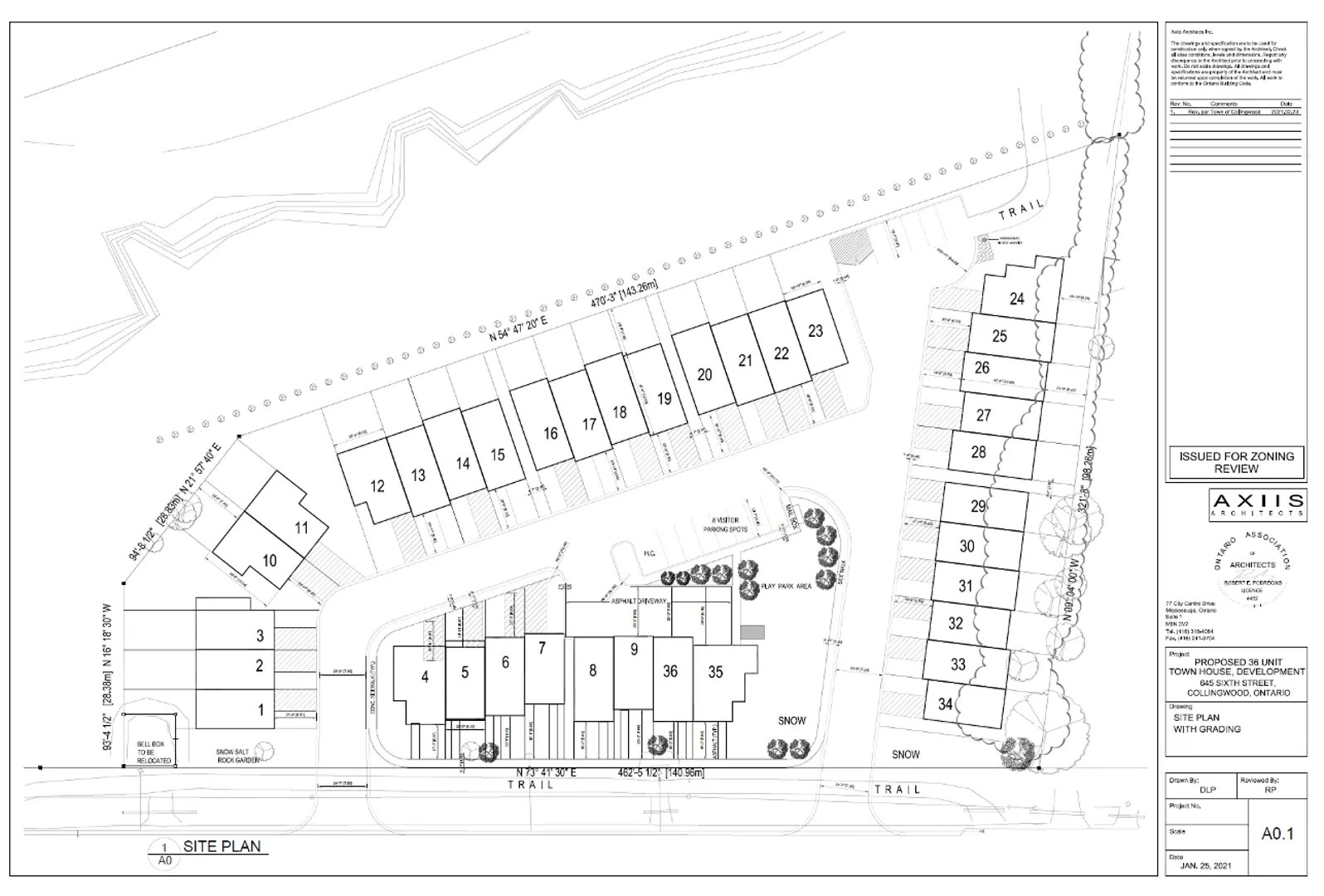 645 Sixth Street Towns rendering