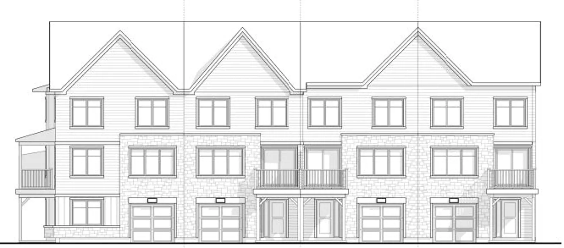 1837-1849 Maple Grove Road Towns rendering