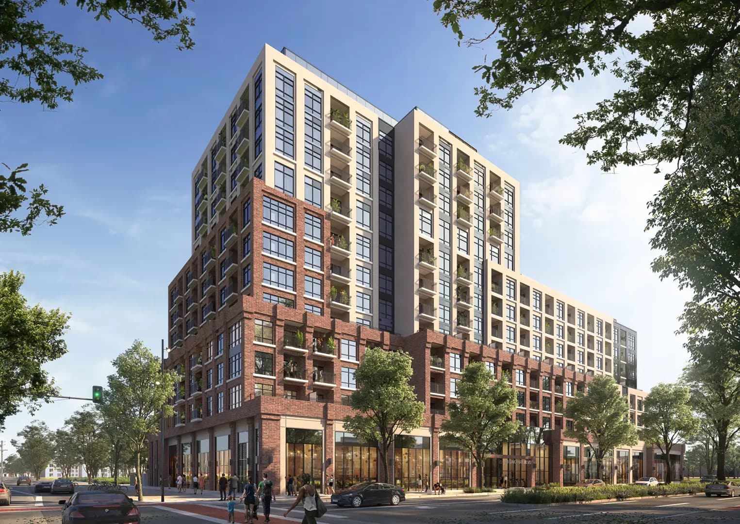 The Villages of Oak Park Condos rendering