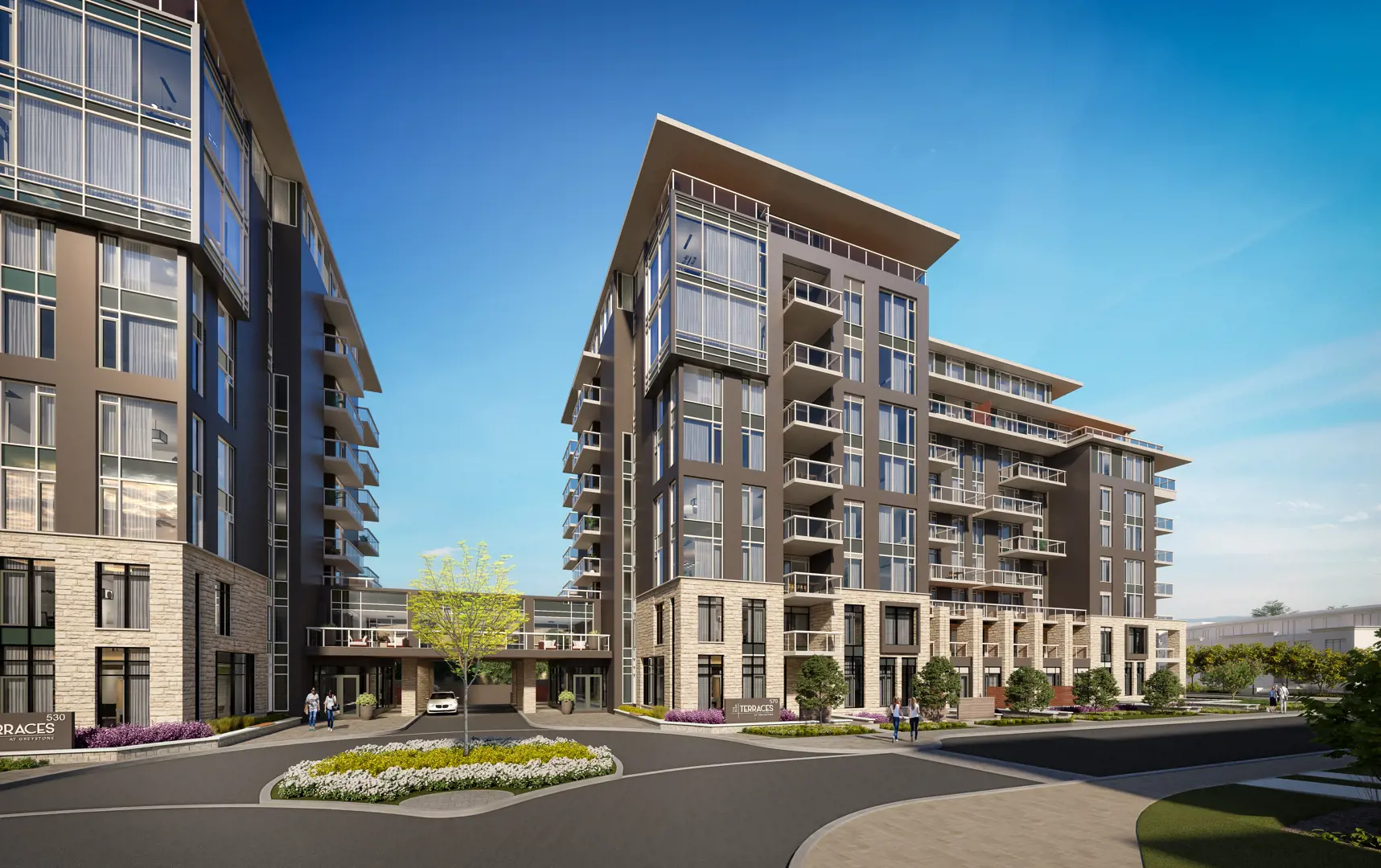 The River Terraces II at Greystone Village rendering