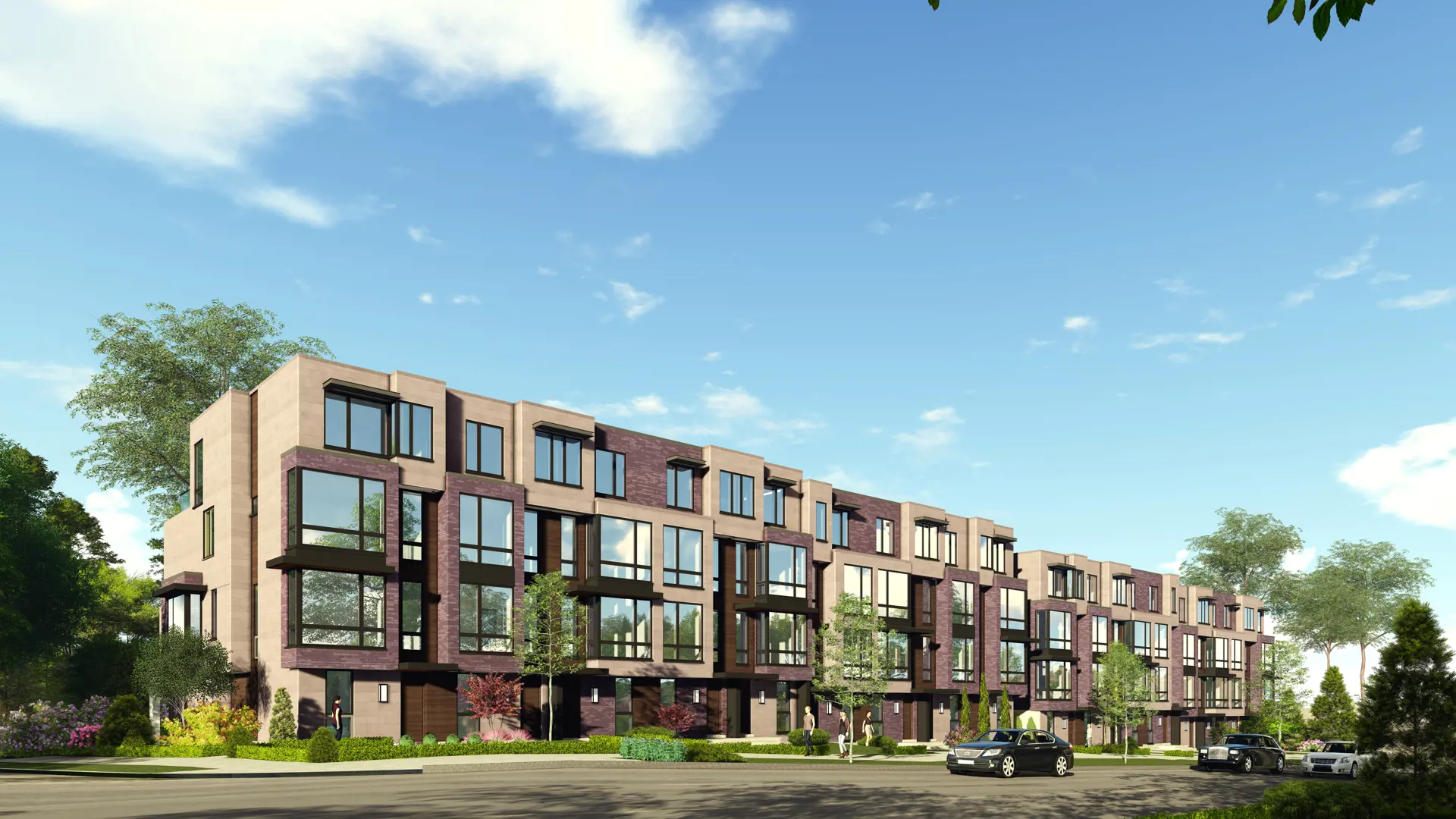 Glengale Townhomes in North York, Toronto by A&E International Development