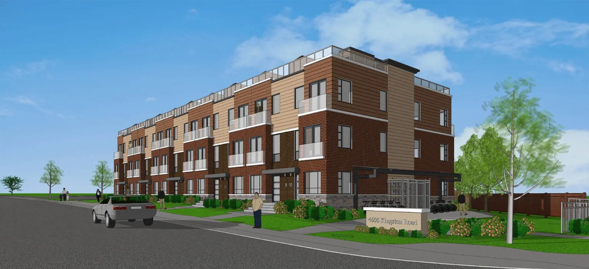21 Old Kingston Road Townhomes in Scarborough, Toronto by Plaza