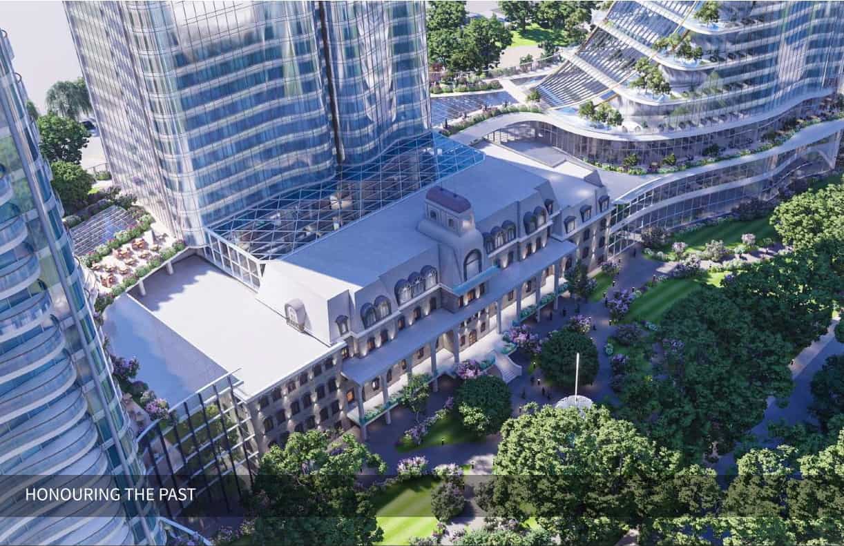 The Great Falls rendering