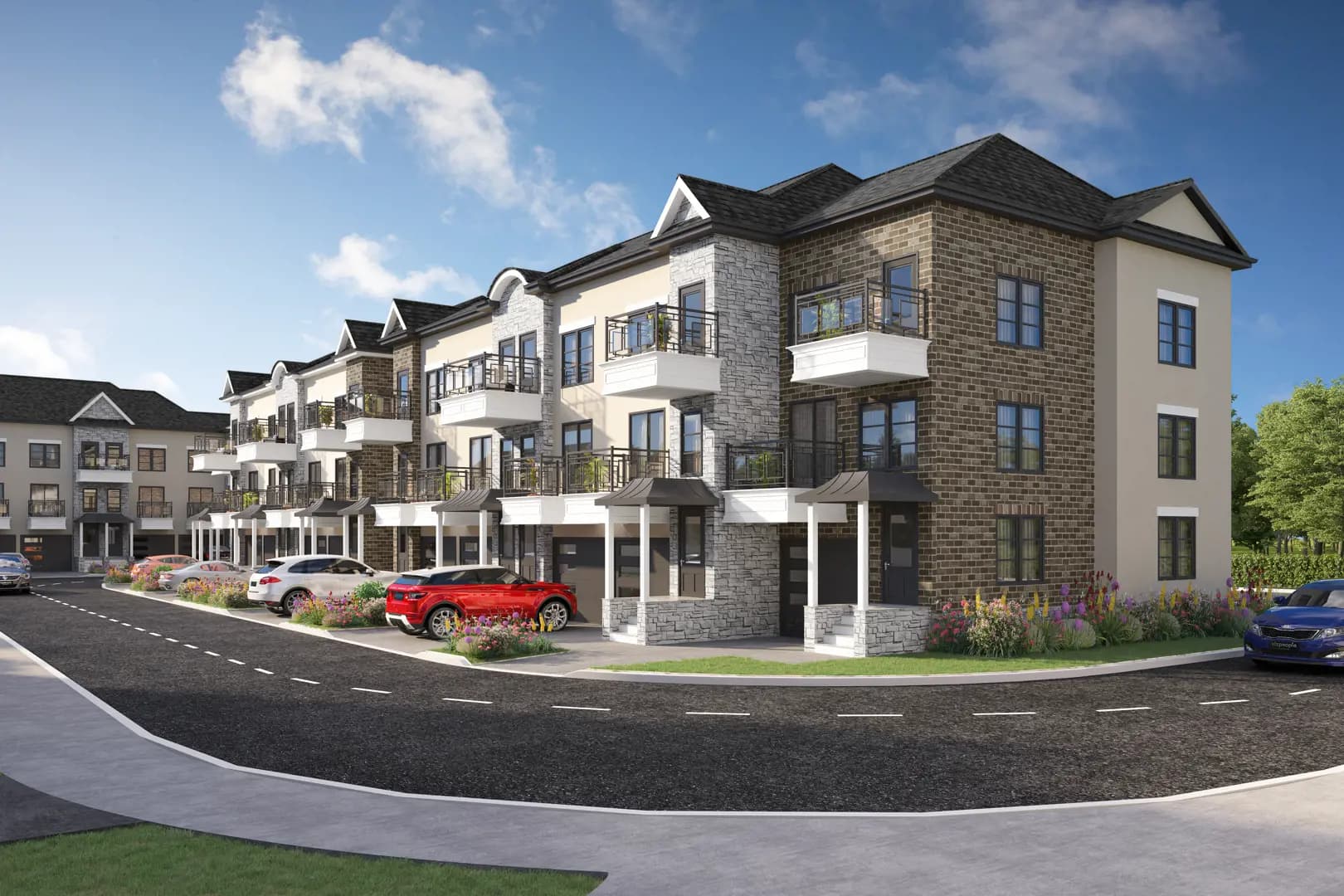 Forestlane Towns rendering