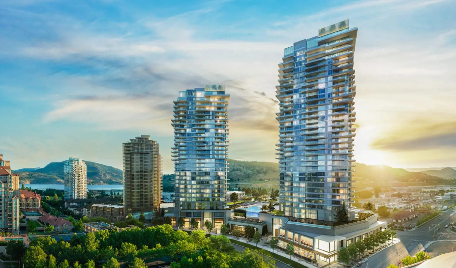ONE Water Street Condos rendering