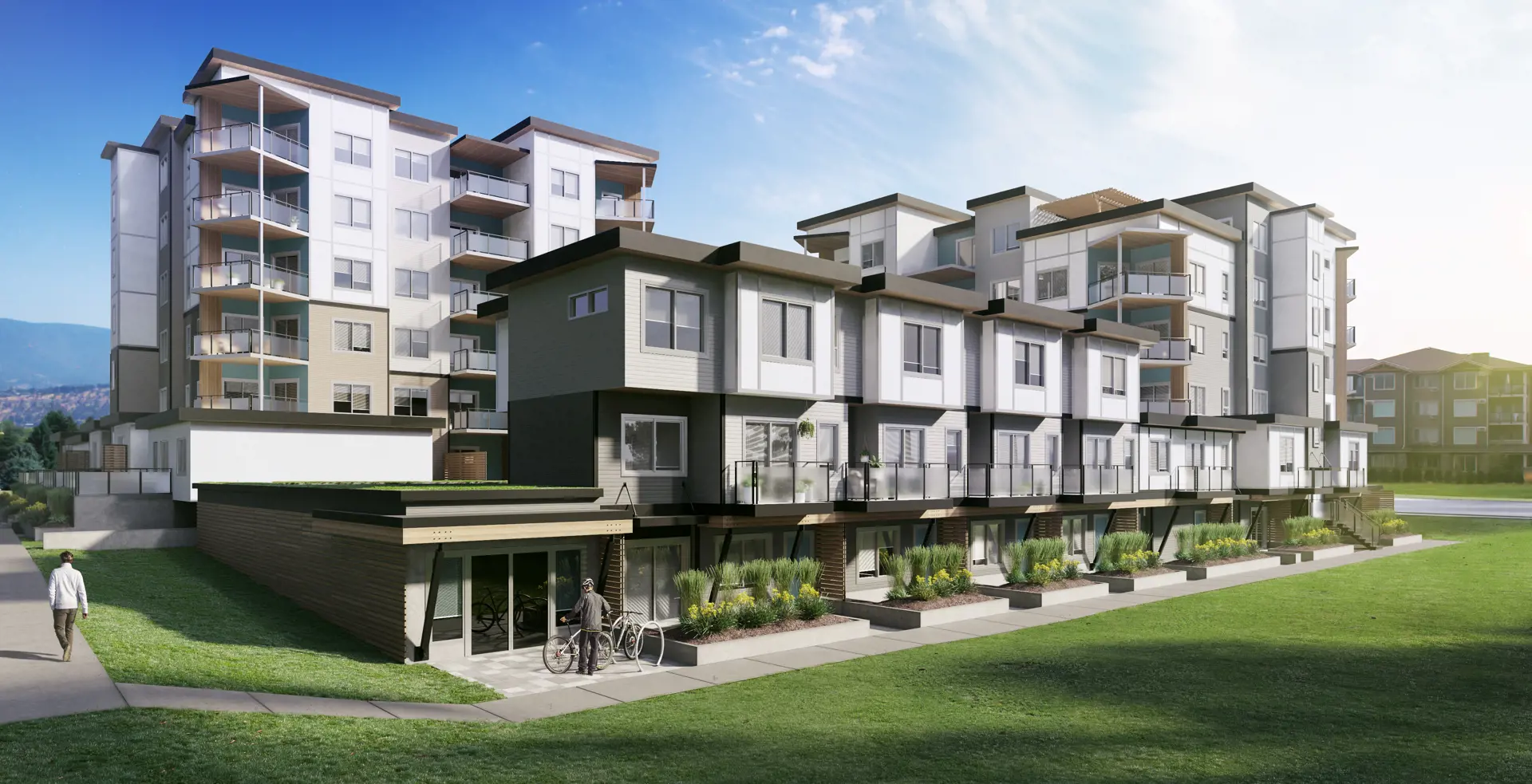 Green Square vert Condos rendering