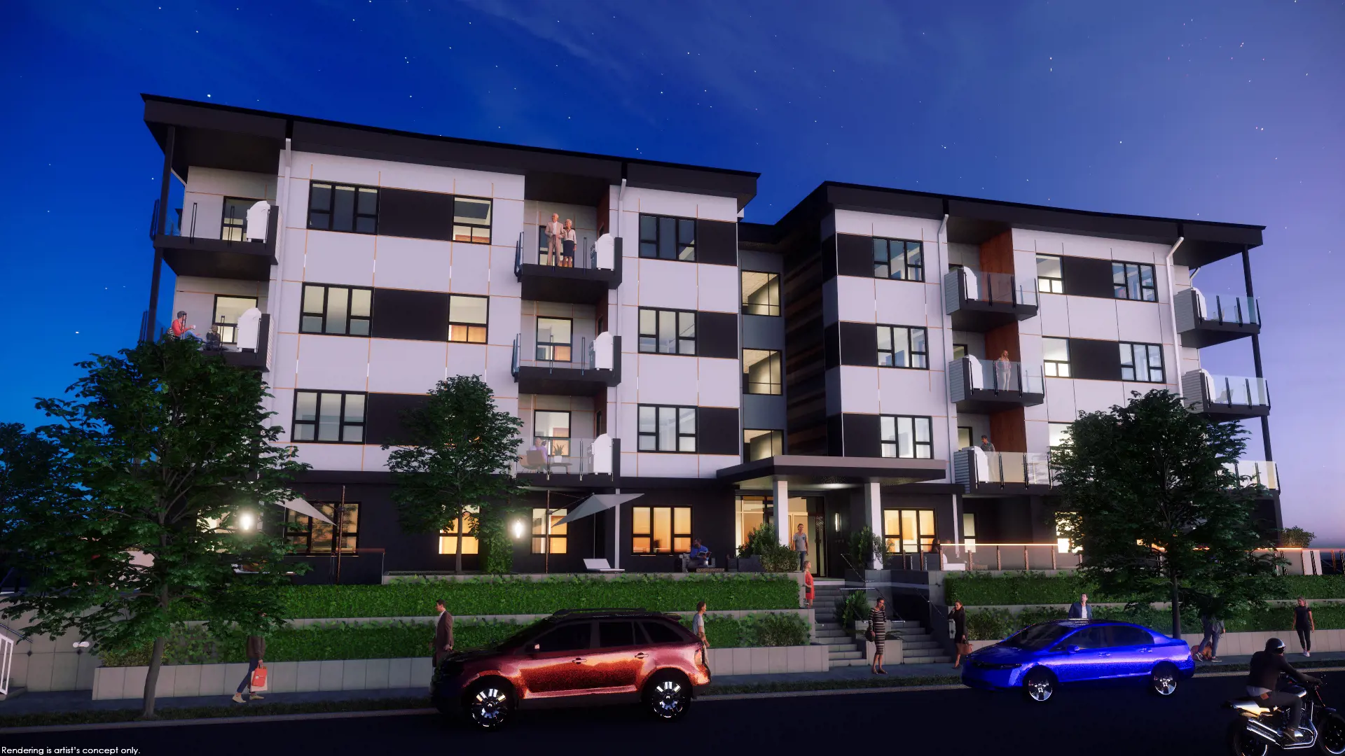 COMPASS North Kelowna Condos rendering