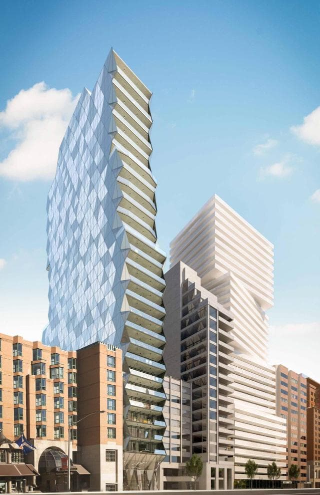 210 Bloor Street West Condos rendering