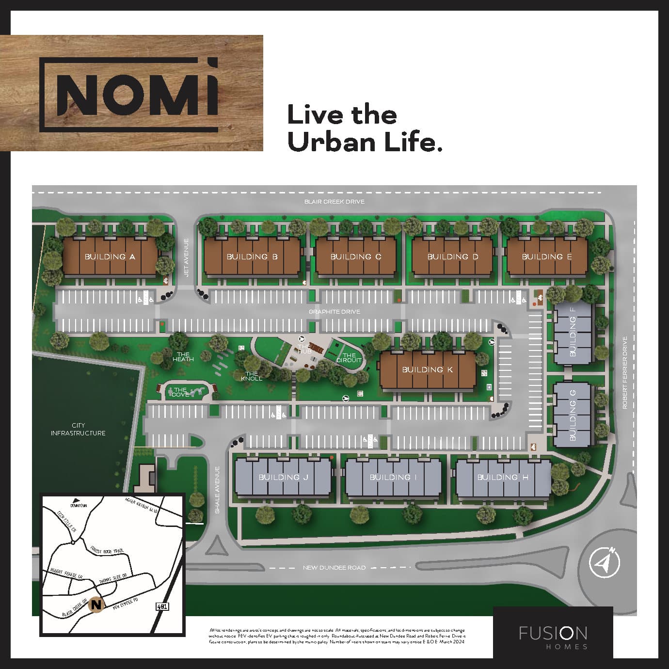 NOMI Urban Towns rendering