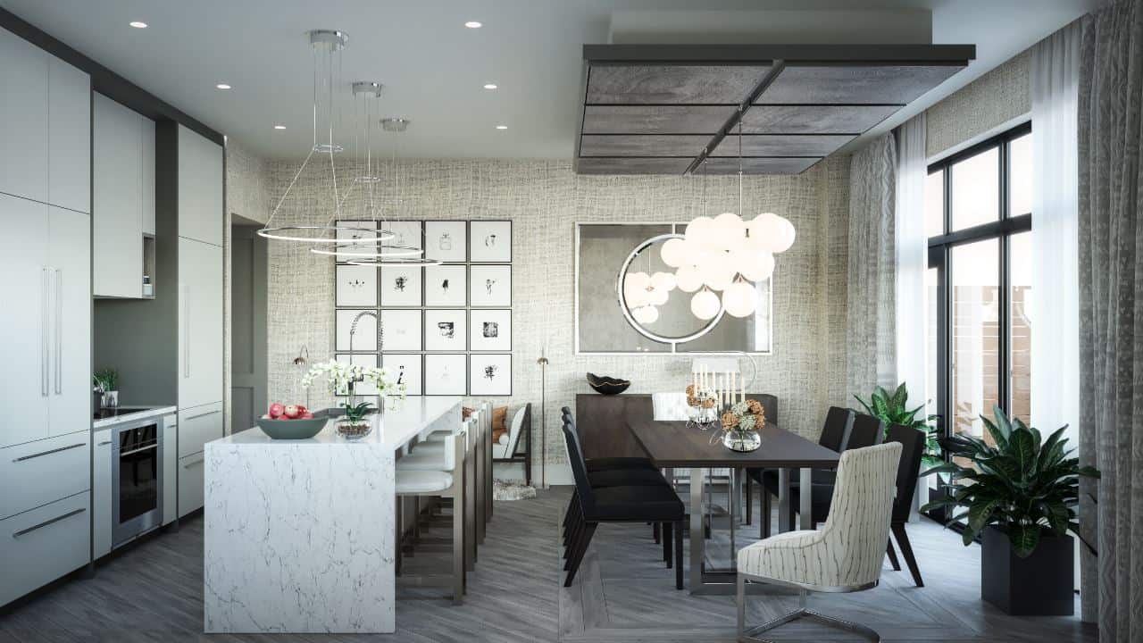 The Towns on Bayview rendering