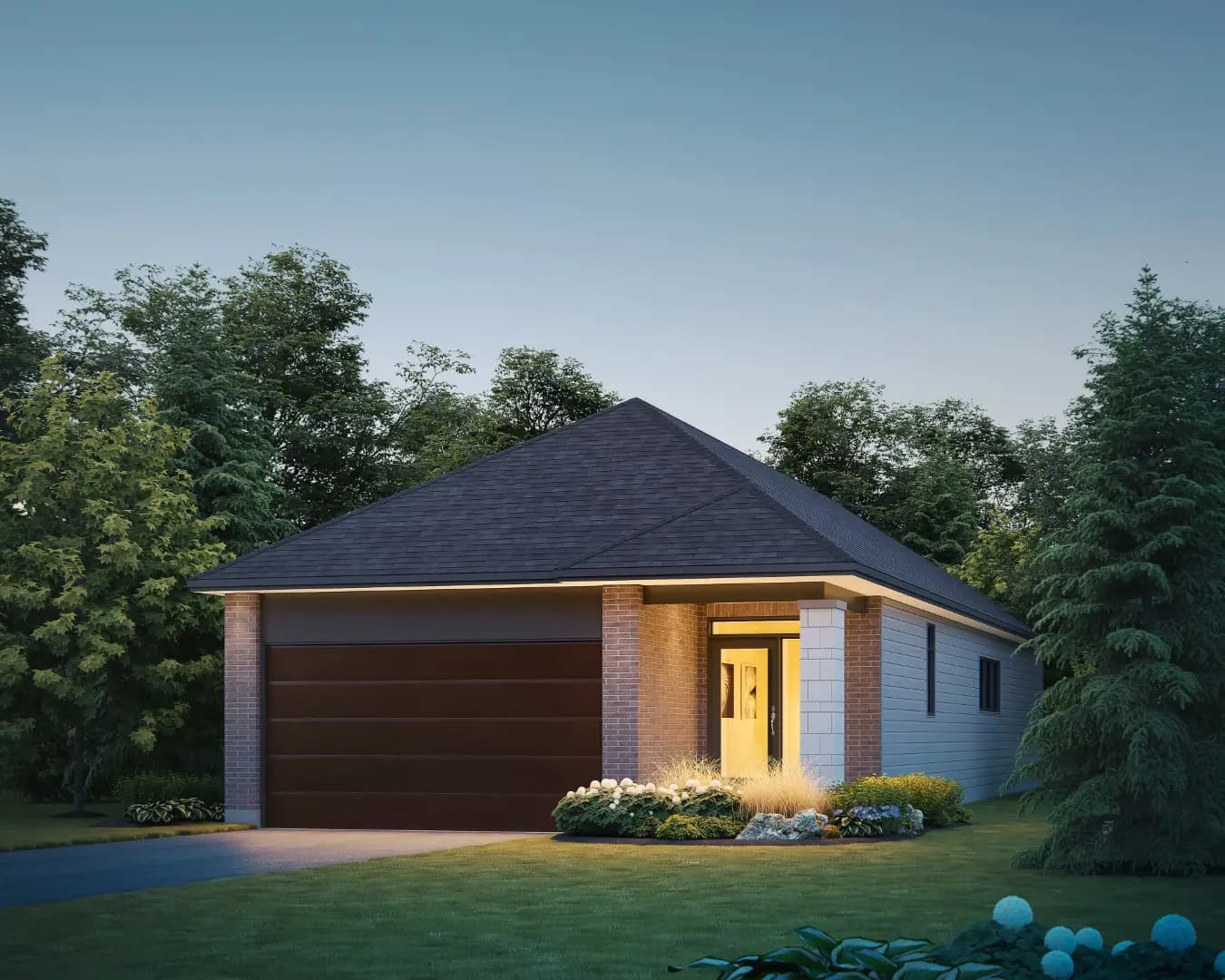 Riverview Towns rendering