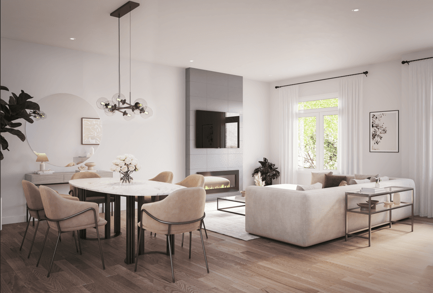 Townhomes of Little Rouge rendering