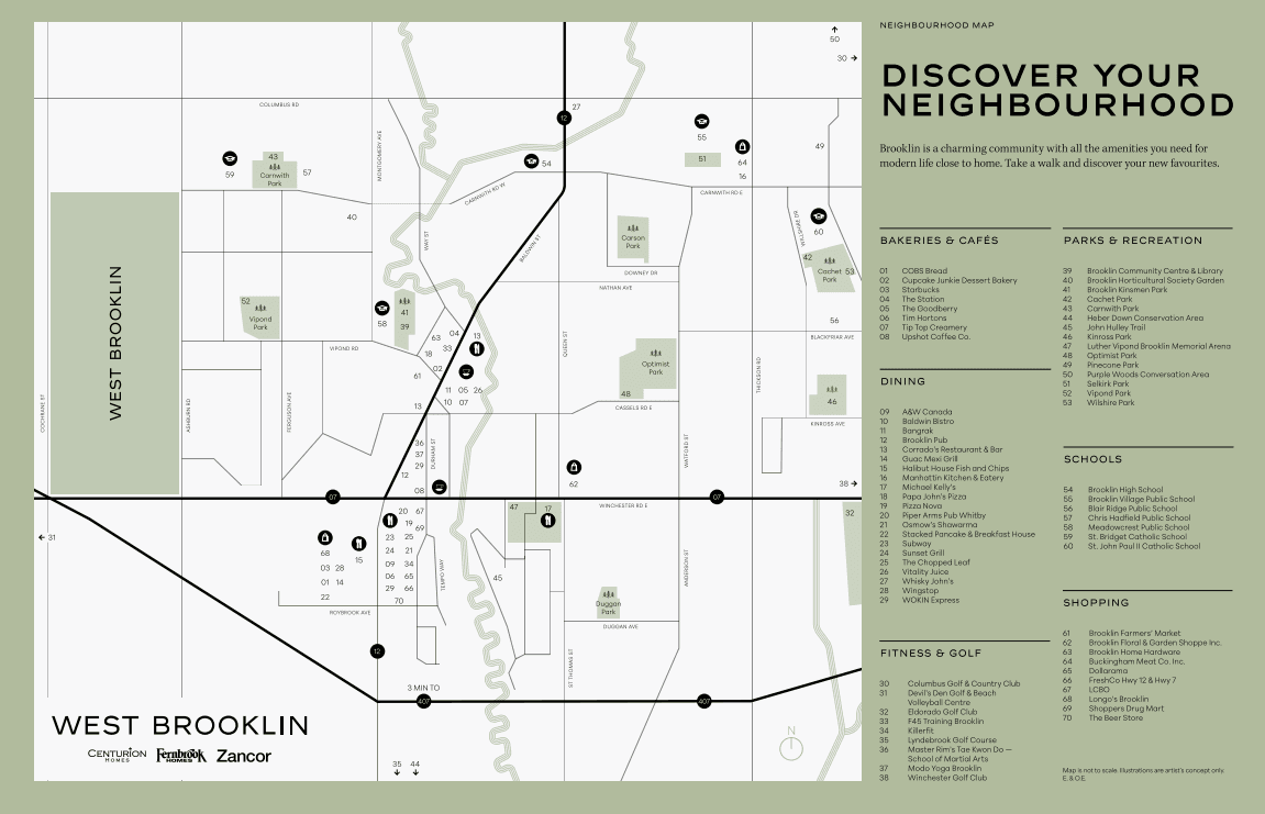 West Brooklin Towns rendering