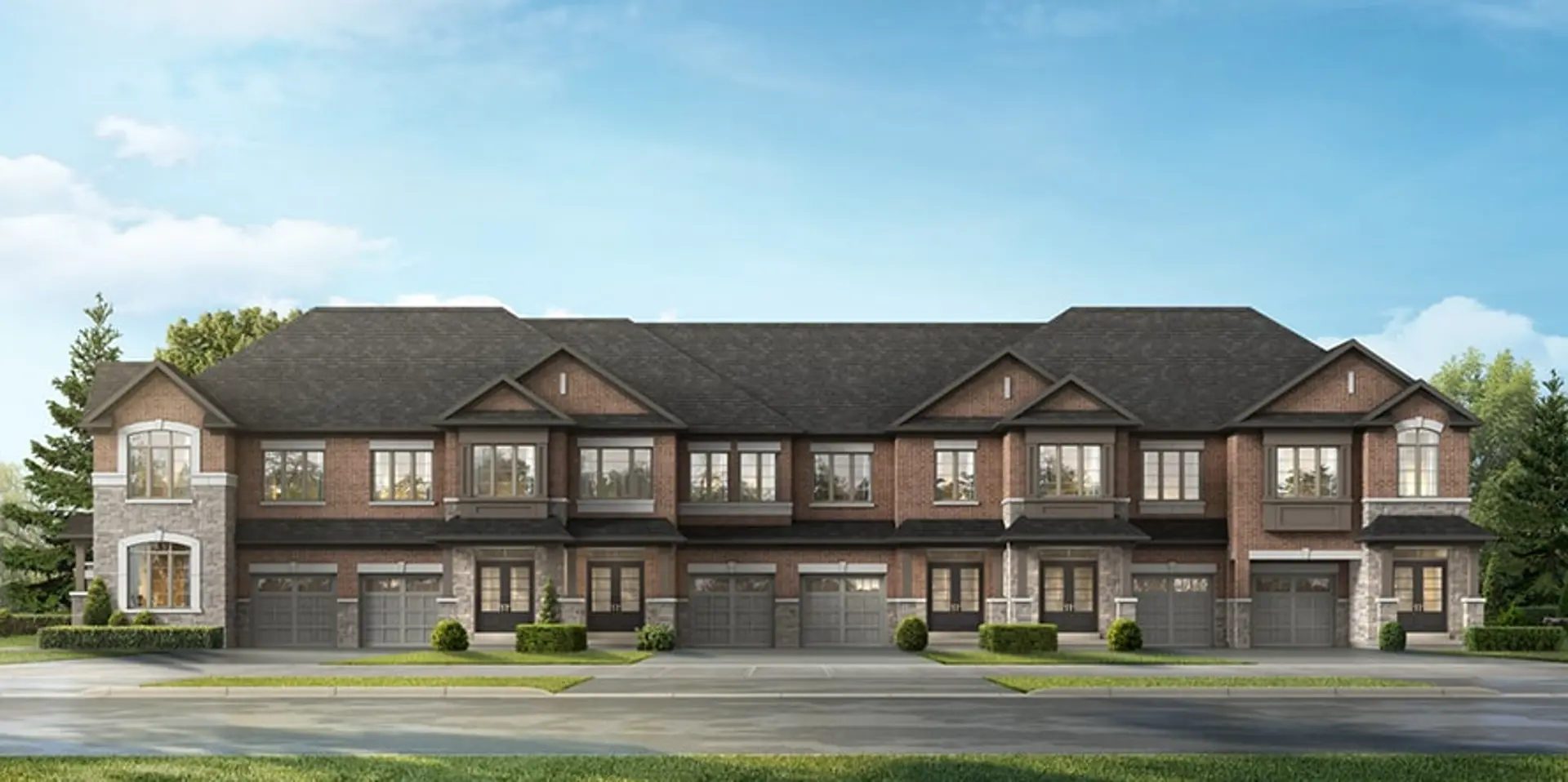 Milton View—Townhomes rendering
