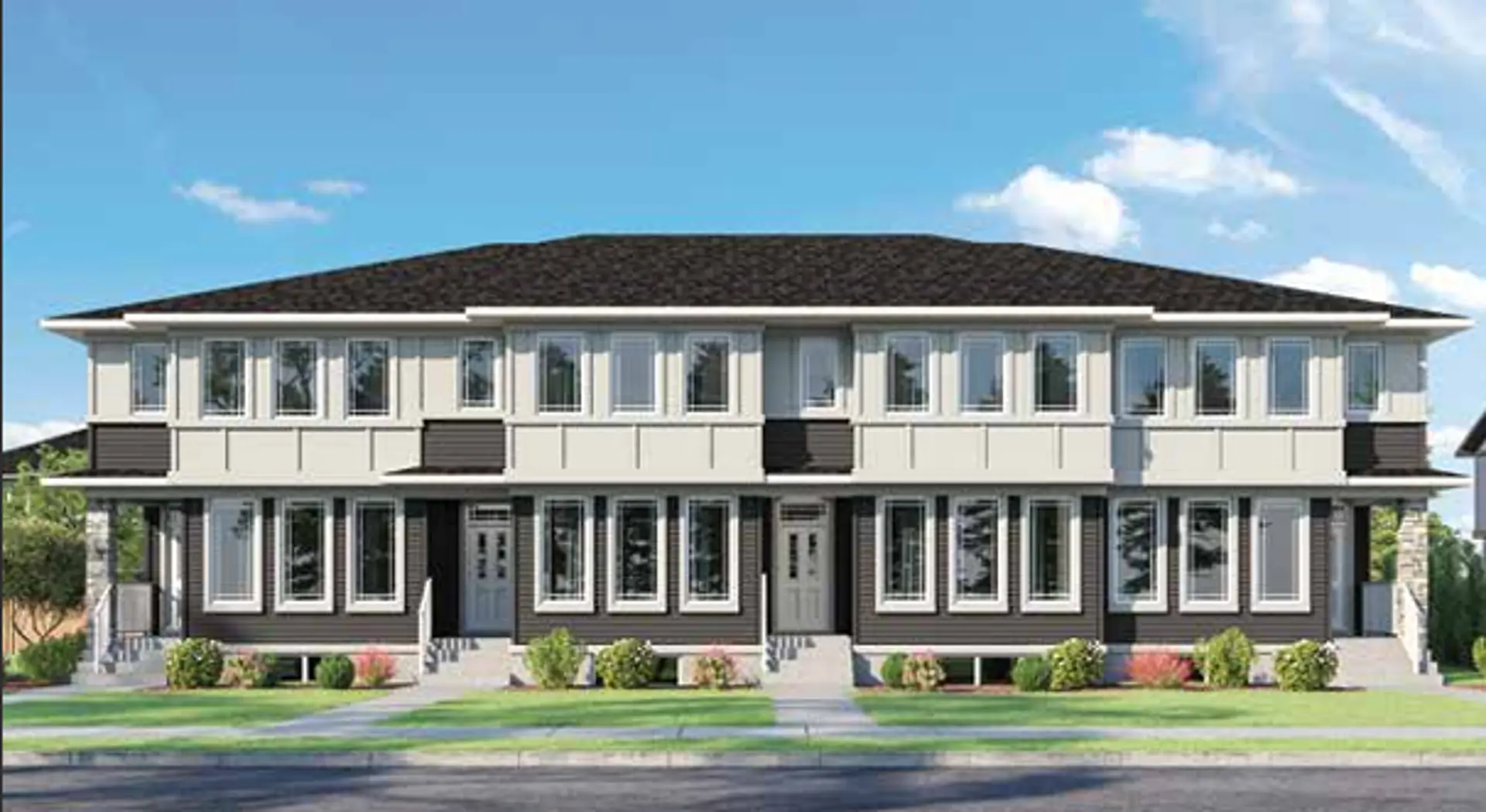 The Piper Rowhomes rendering