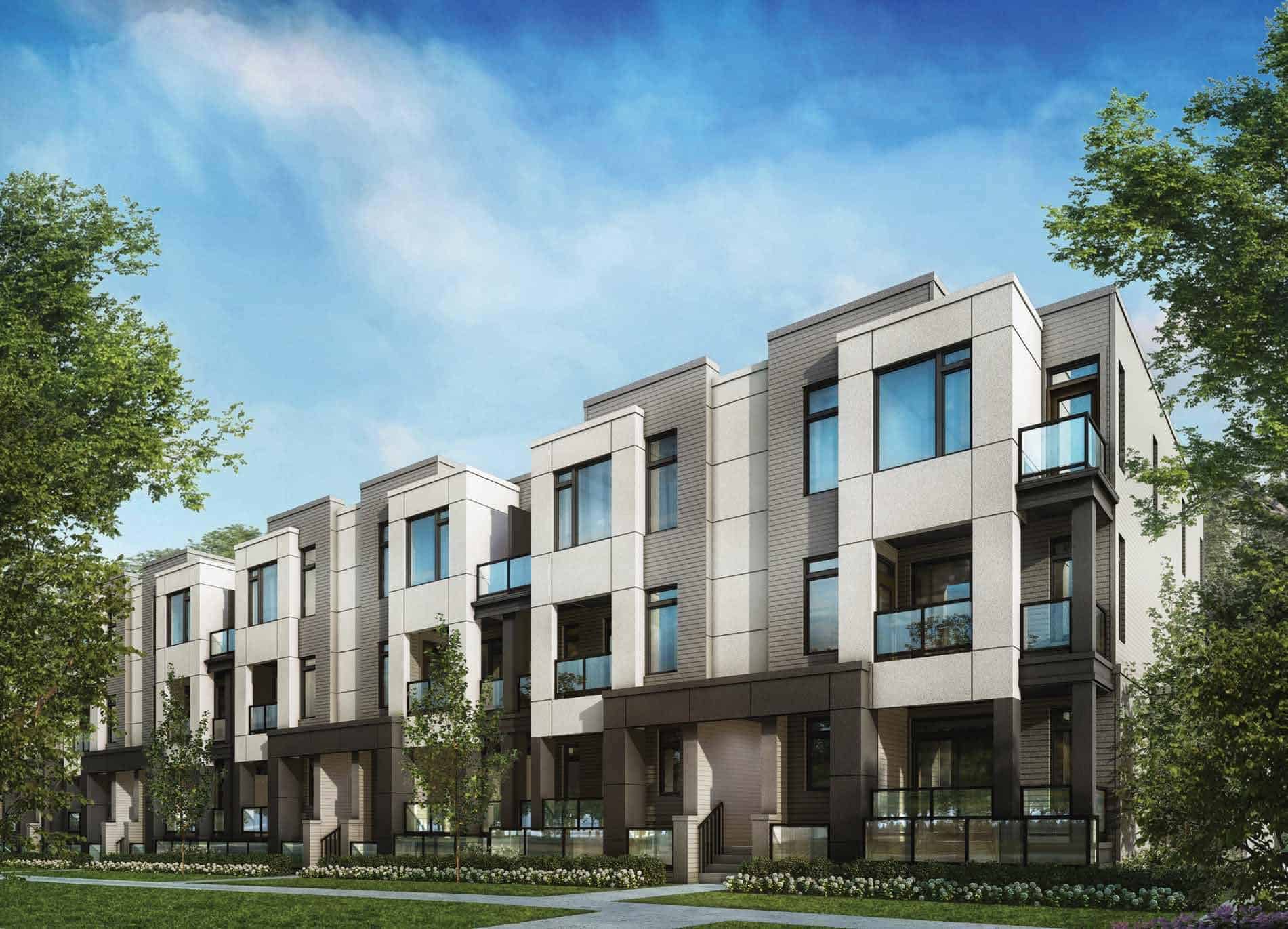 Flori Townhomes Vaughan rendering