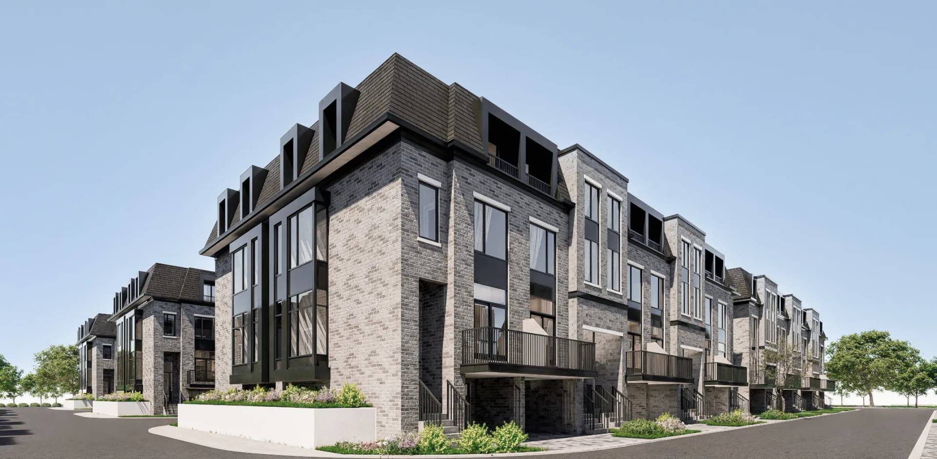 Rolling Wood Townhomes rendering