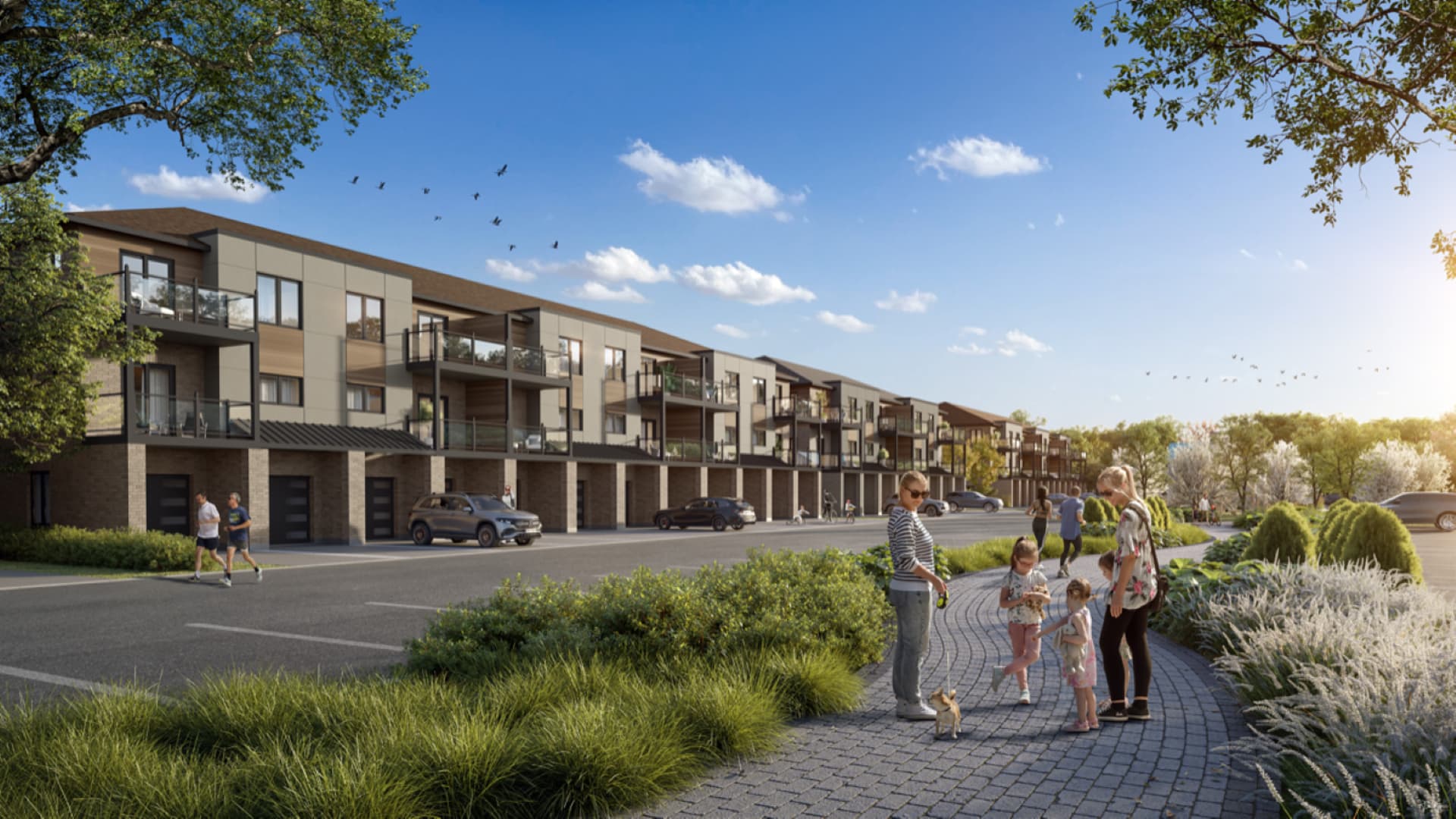 The Block on Clair Towns rendering