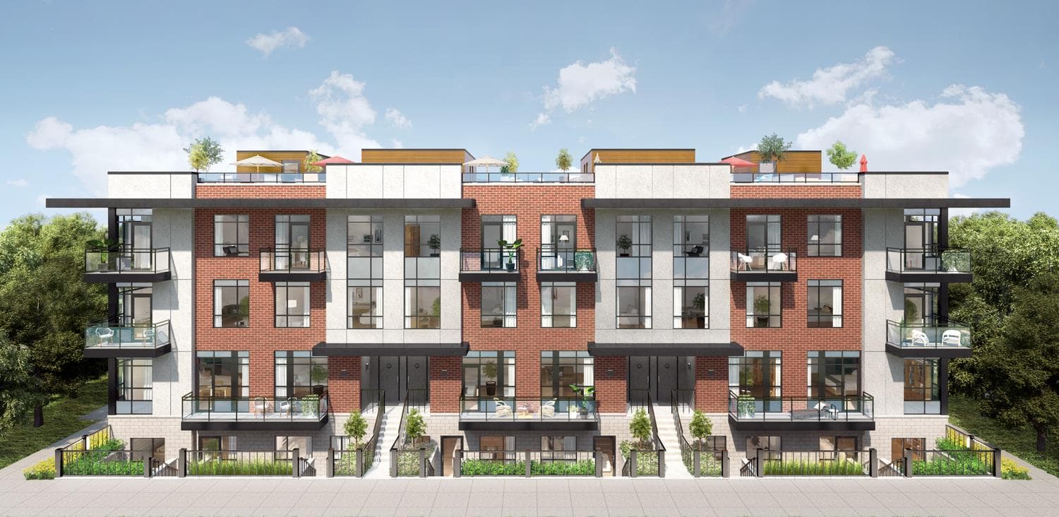 UPtowns at Heart Lake rendering