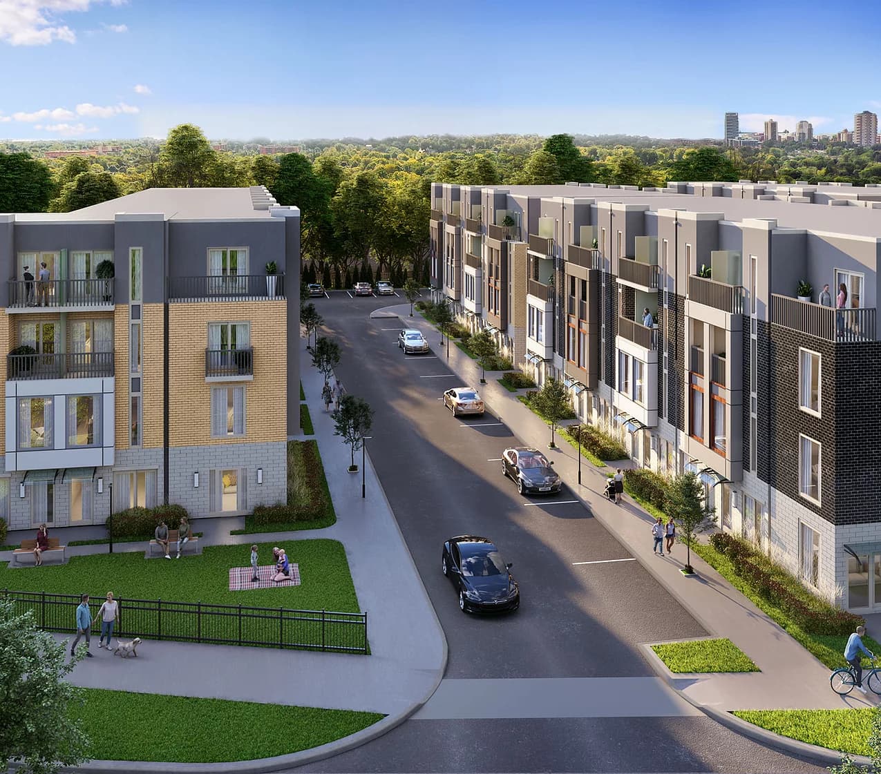 Huntingdale Towns rendering