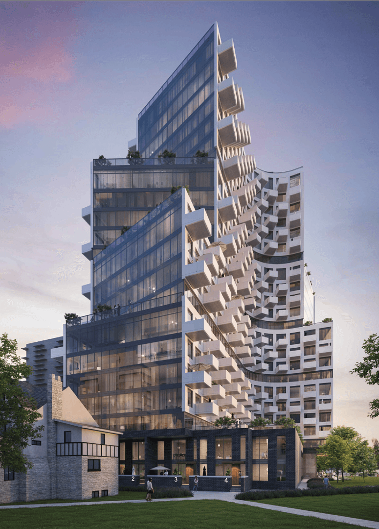 Ten West Condos rendering