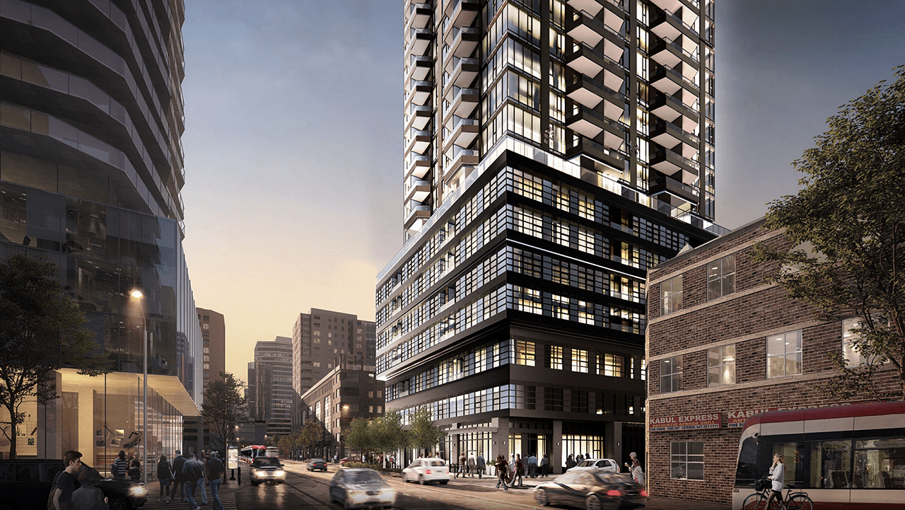 Centricity Condos rendering