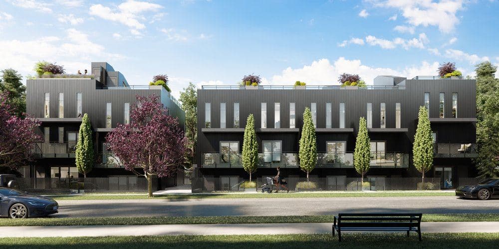 Oak Keys Towns rendering
