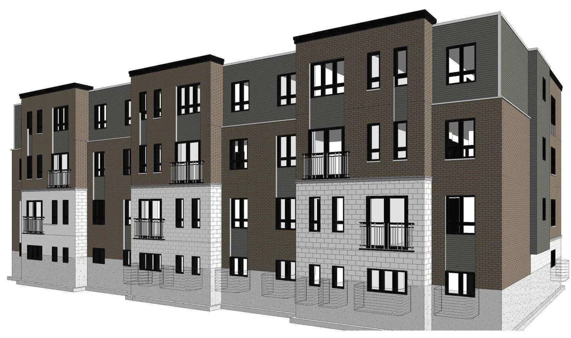 400 Northfield Drive West Townhomes rendering