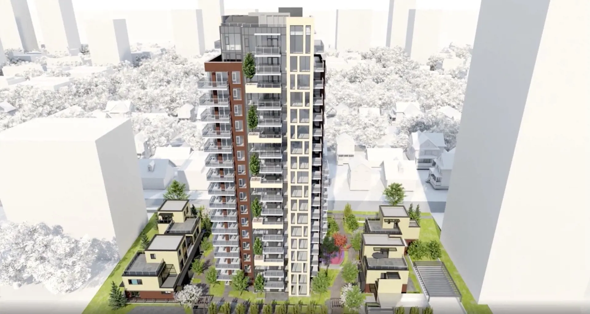 1116-1140 Pendrell Street Condos rendering