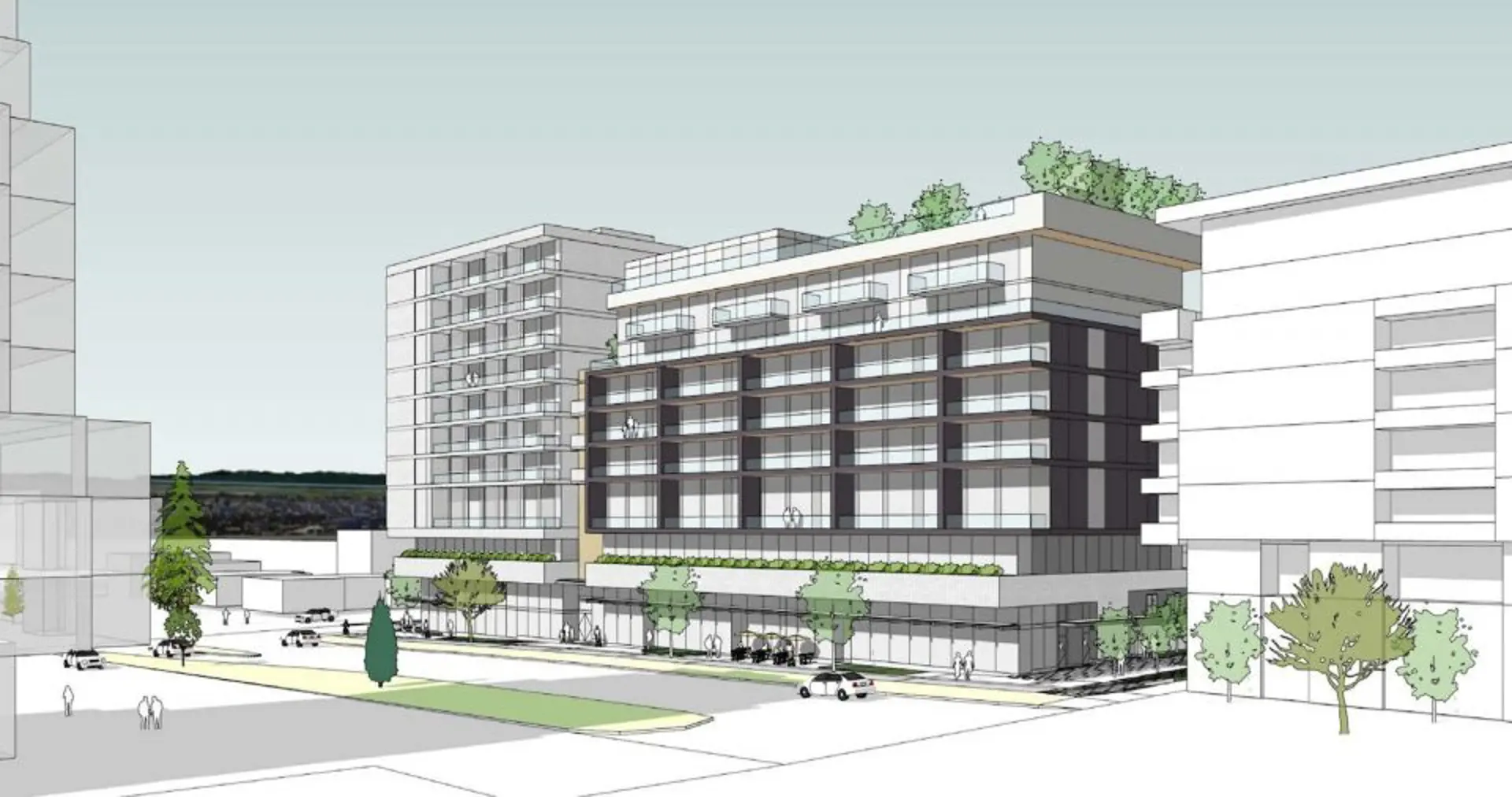 6409-6487 Cambie Street Condos rendering