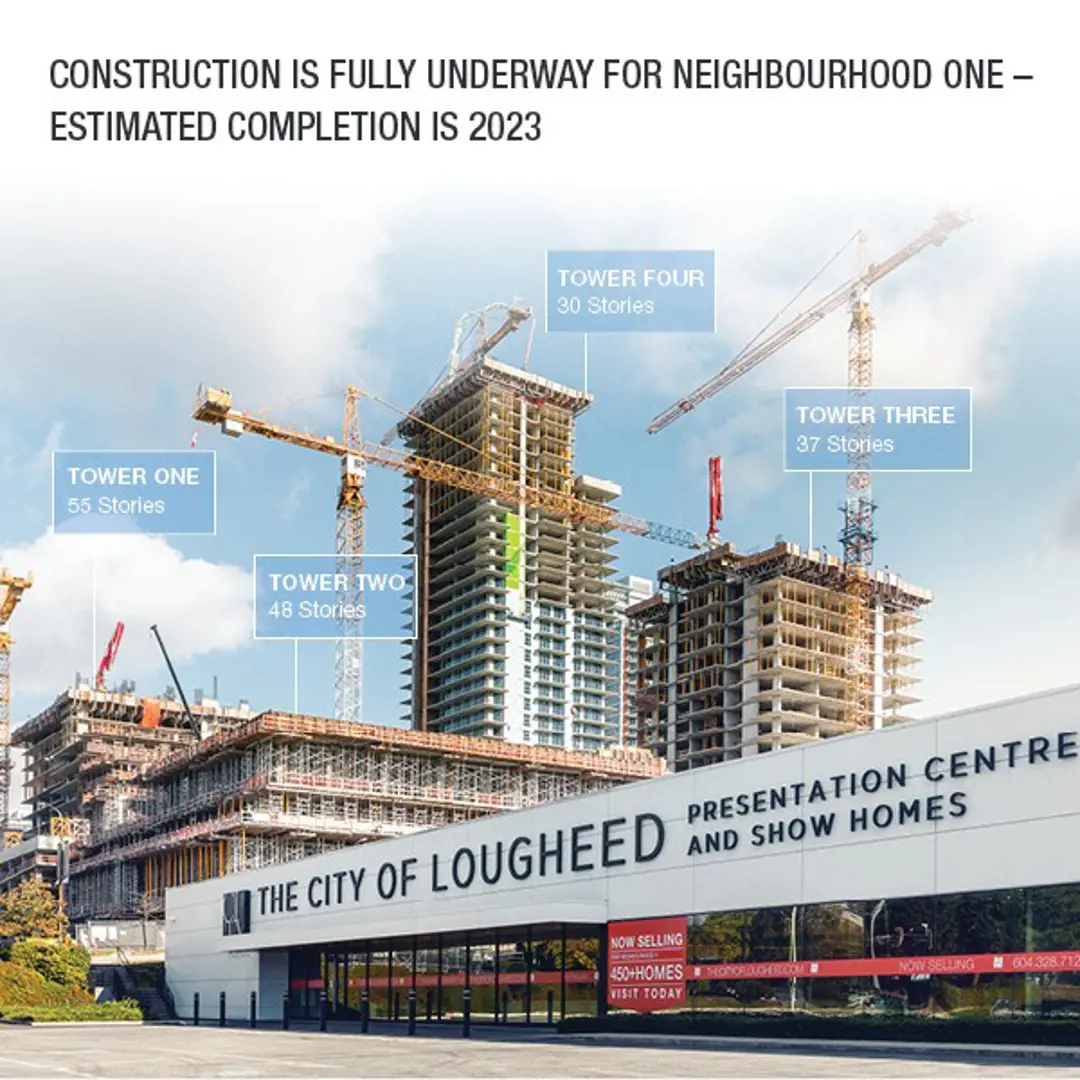 The City of Lougheed - Neighbourhood One Condos rendering