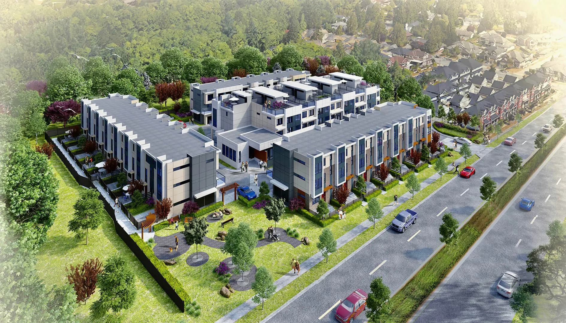 The Park Landmark Towns rendering