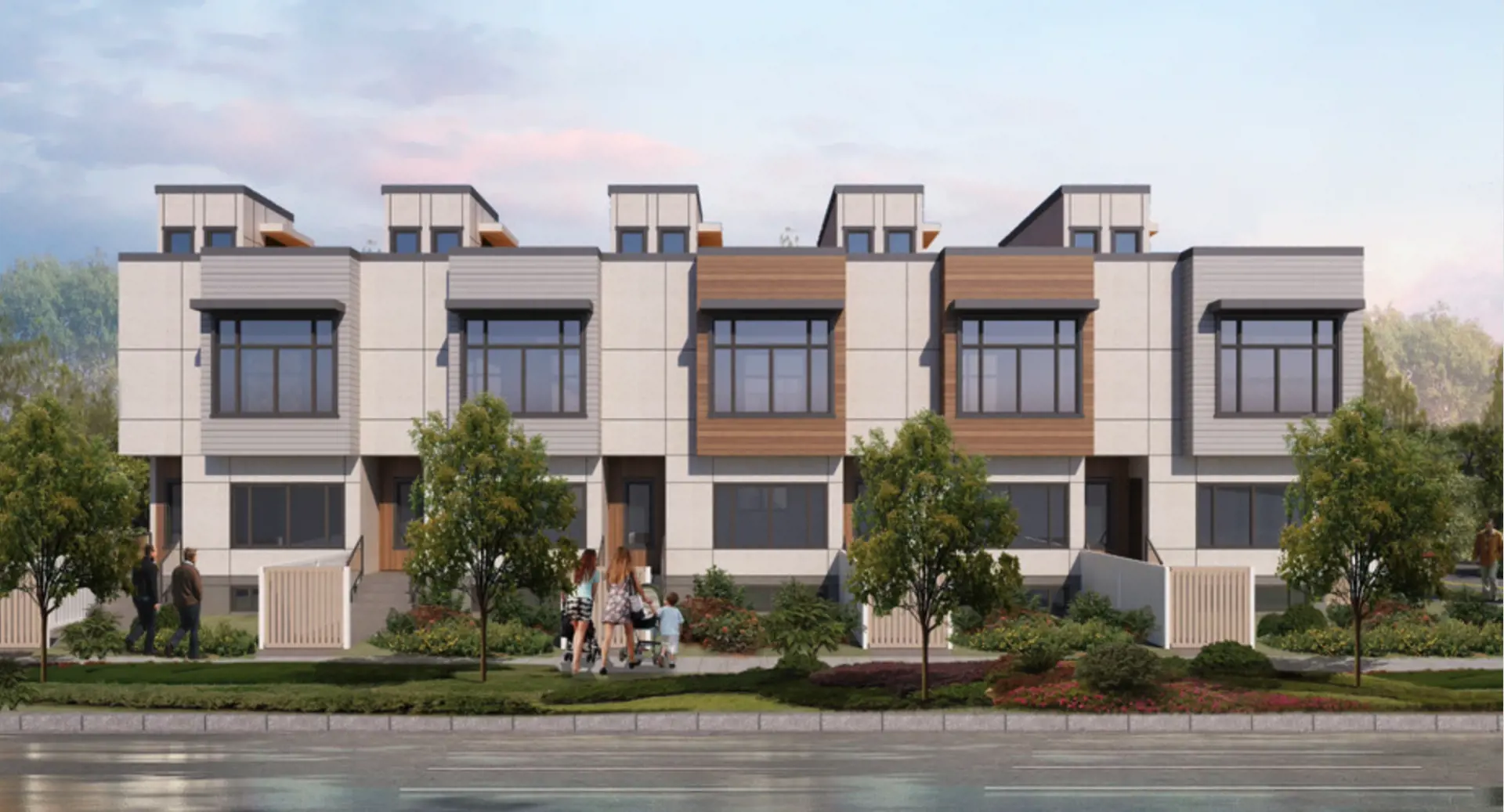 Elisa at Sunnyside Park Townhouse rendering