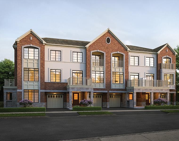 Milton Village Towns rendering