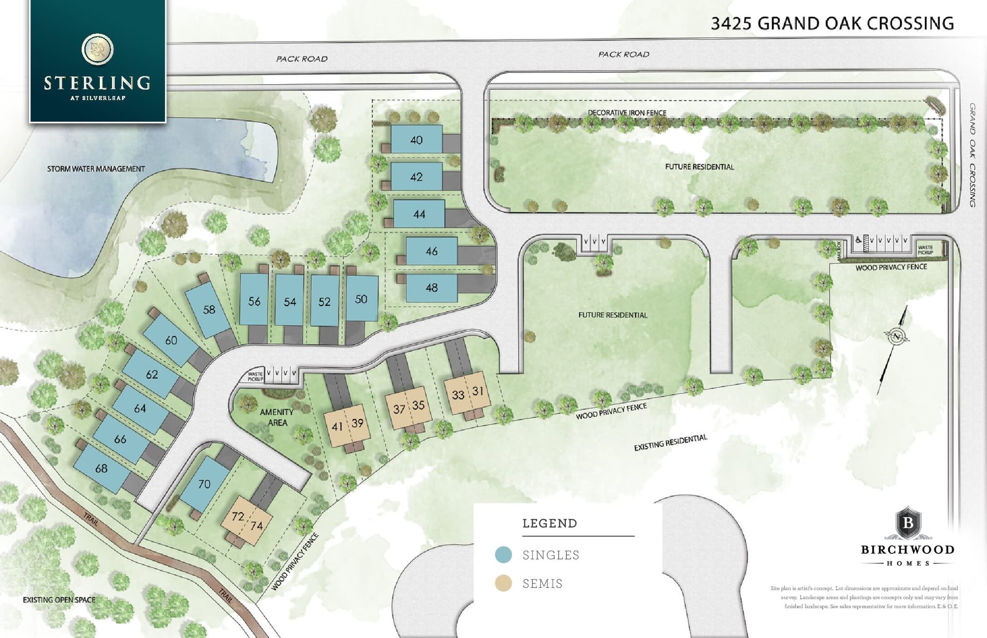Sterling at Silverleaf rendering