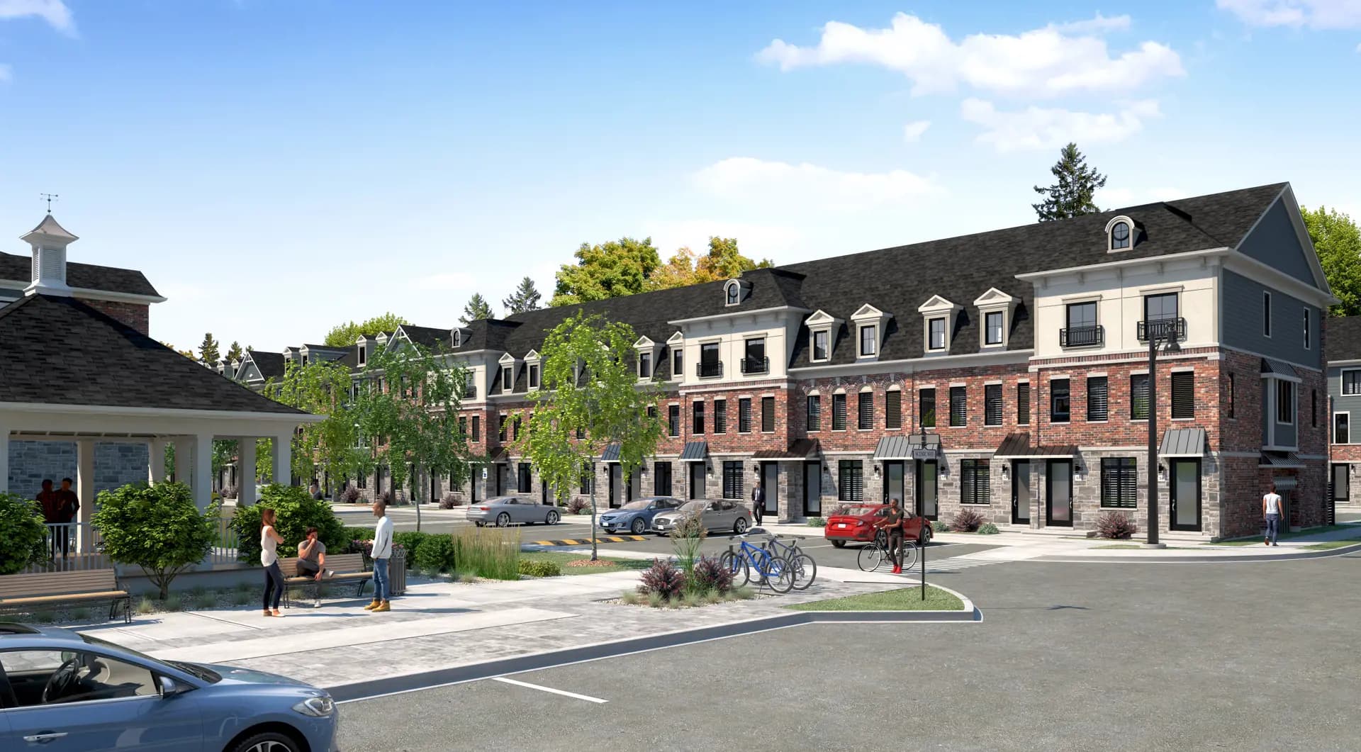 Brantwood Village Towns rendering